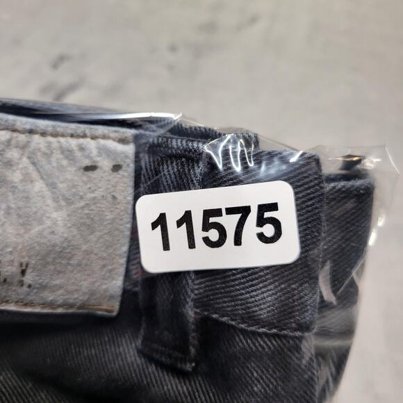 Godbody Denim Technology Shorts Mens 32 Black Long Bermuda 5-Pocket Zip Fly - Picture 8 of 8